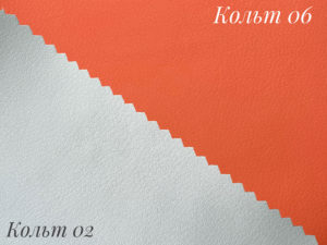 Экокожа кольт 06 оранжевая Экокожа кольт 06 оранжевая