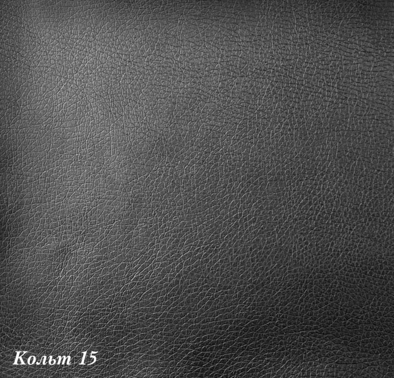 Экокожа кольт 15 глянцевая черная