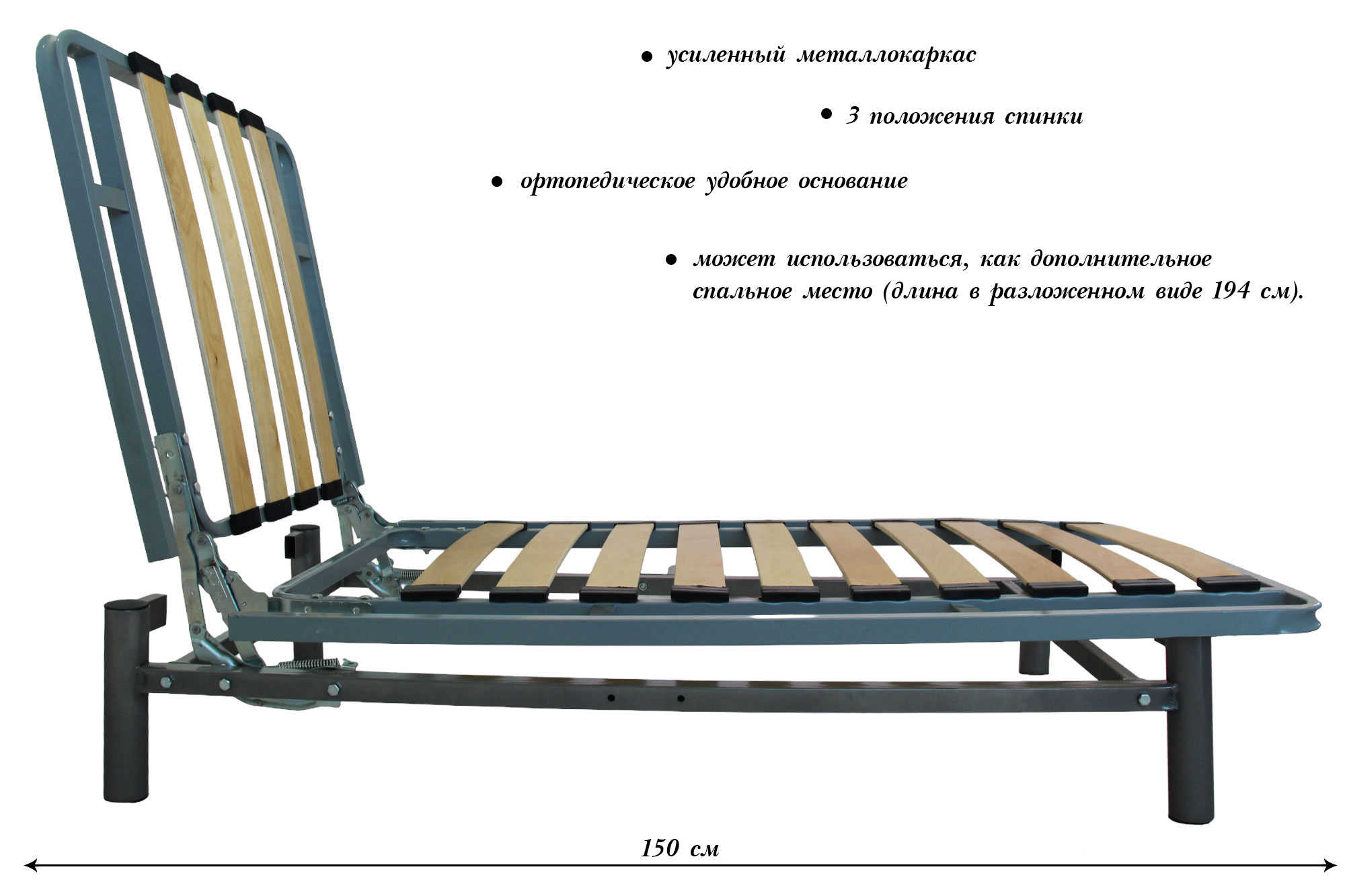 Каркас кушетки оттоманки серия "Конструктор"