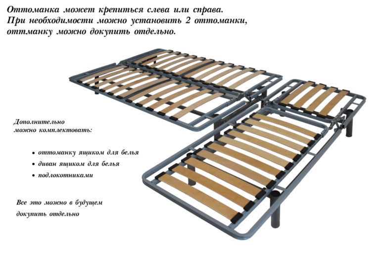 Каркас углового дивана серия "Конструктор"